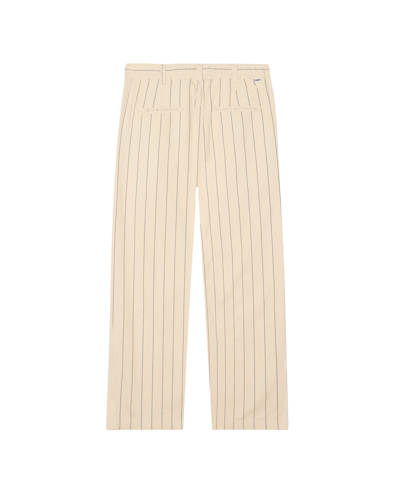 obey pantaloni Foster Pleated Stripe Pant