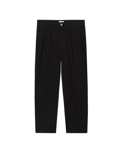 pantaloni obey FUBAR LINEN PLEATED PANT