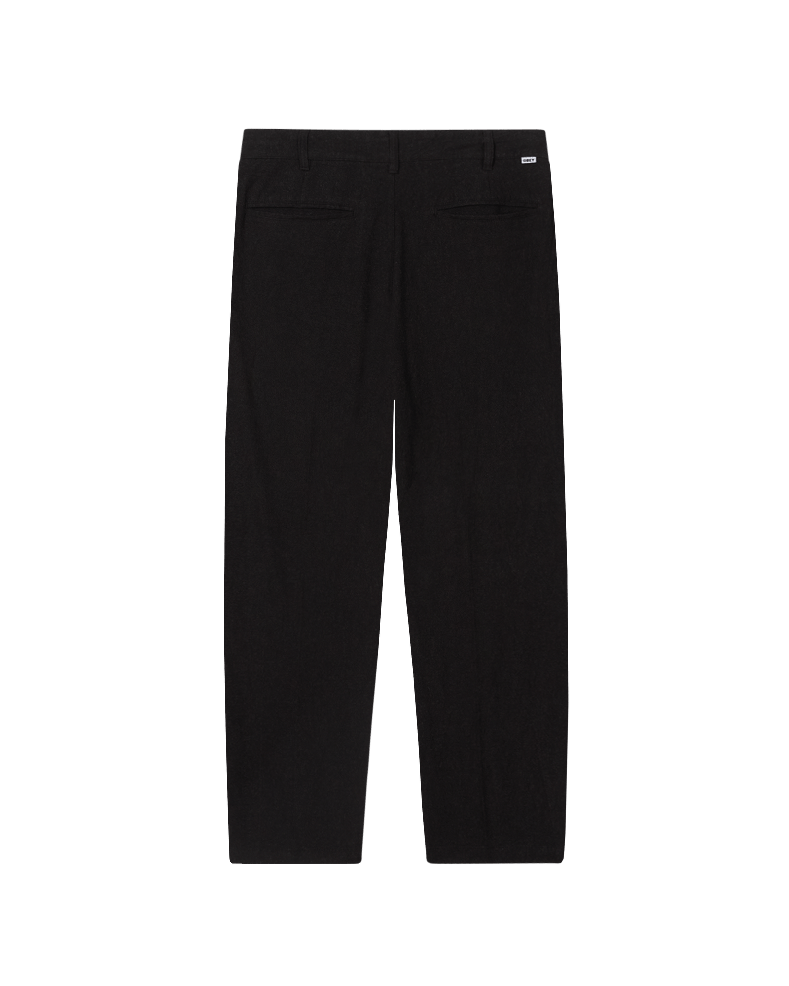 obey pantaloni Fubar Linen Pleated Pant