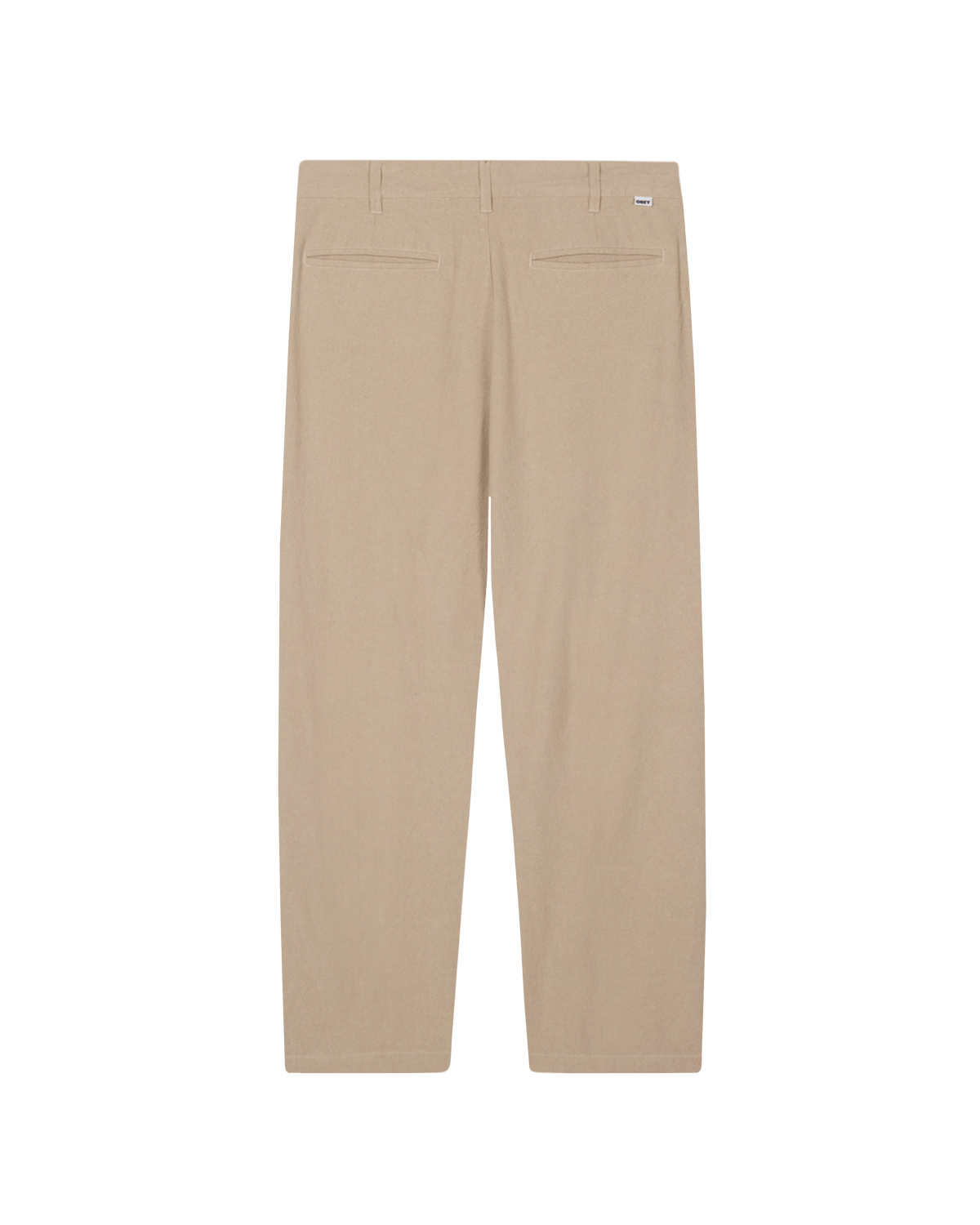 obey pantaloni Fubar Linen Pleated Pant
