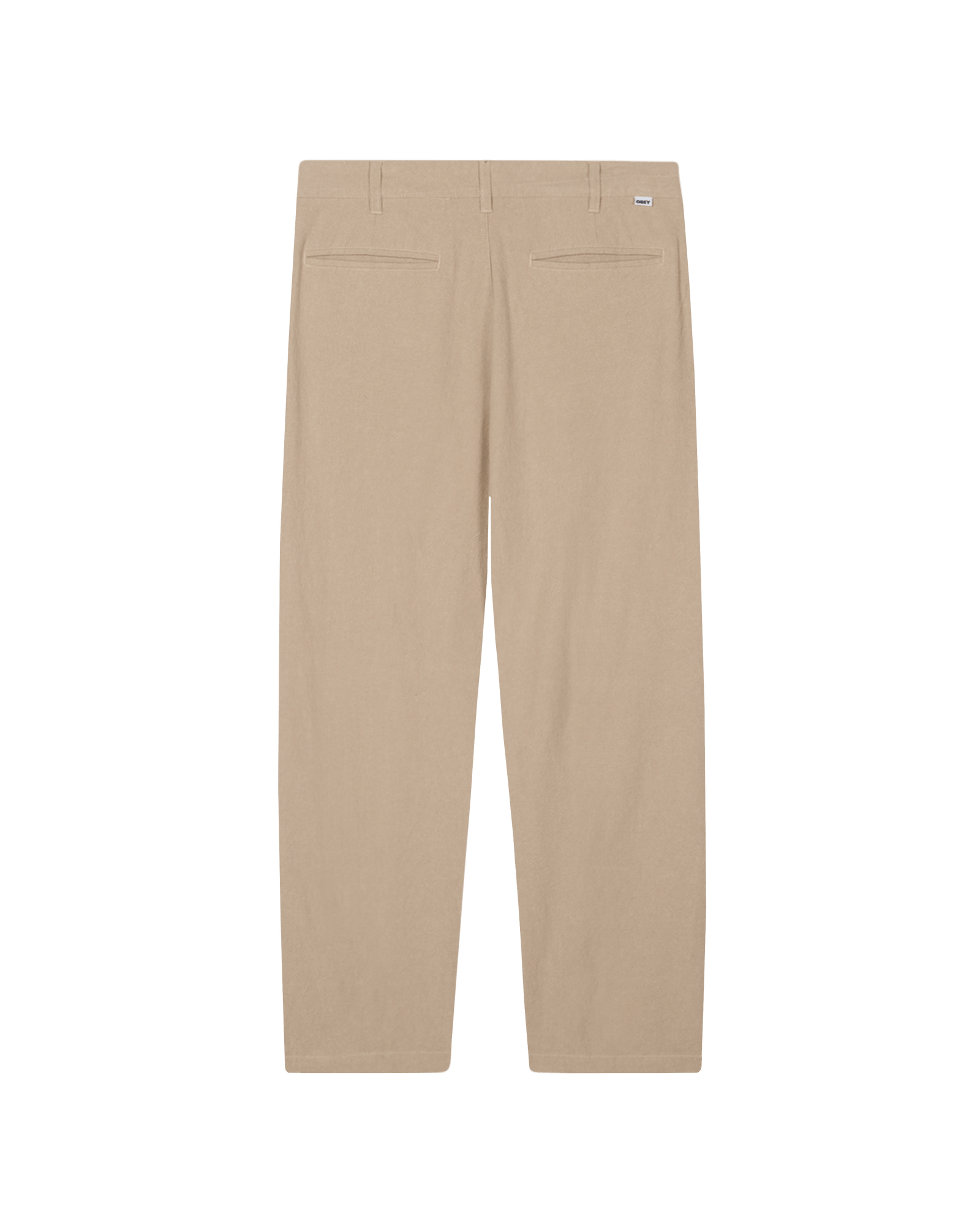 obey pantaloni Fubar Linen Pleated Pant