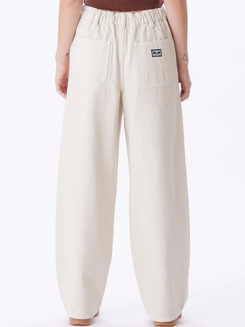 obey pantaloni LEAH BAGGY DENIM PANT