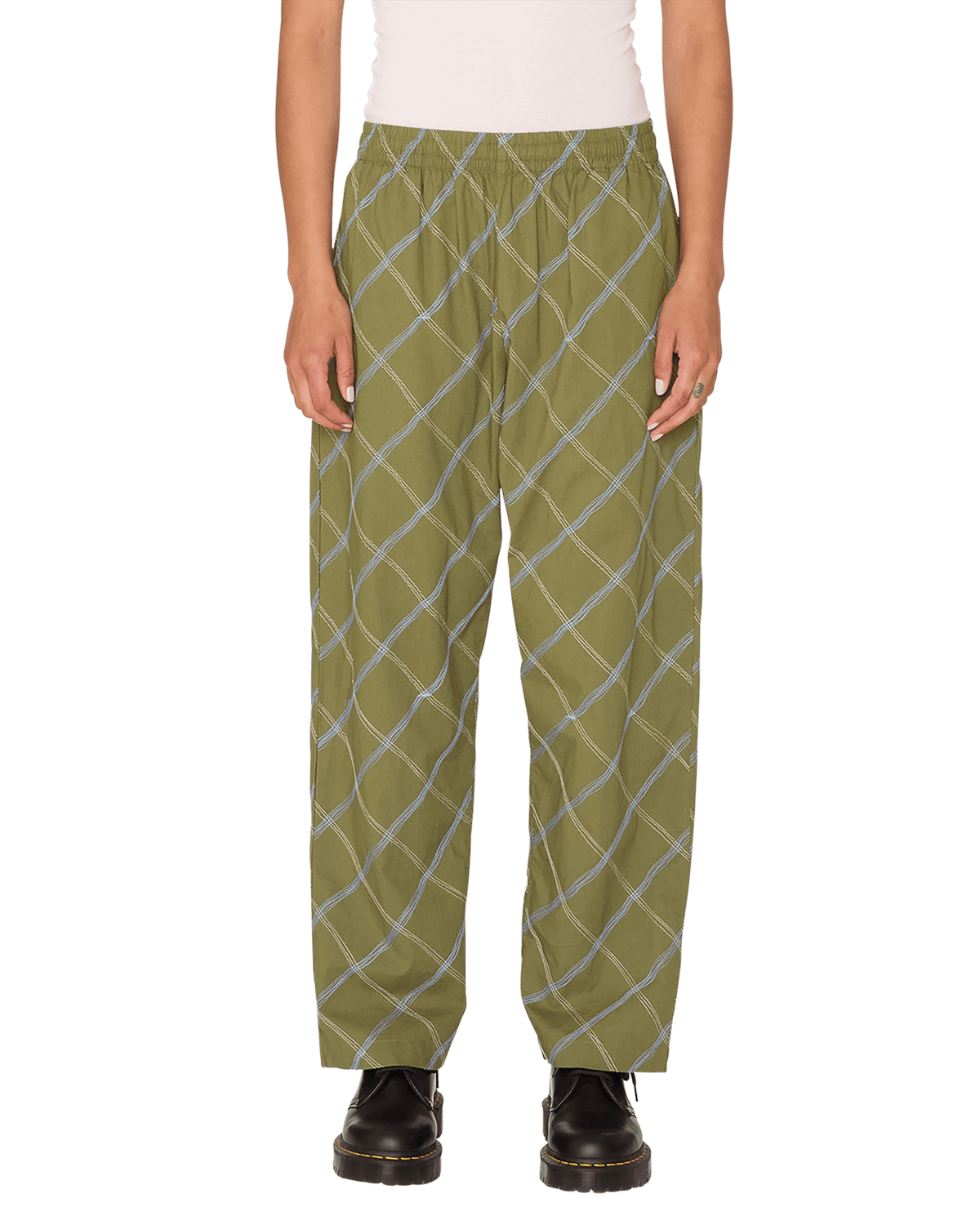 obey pantaloni Lilith Diamond Stitch Pant