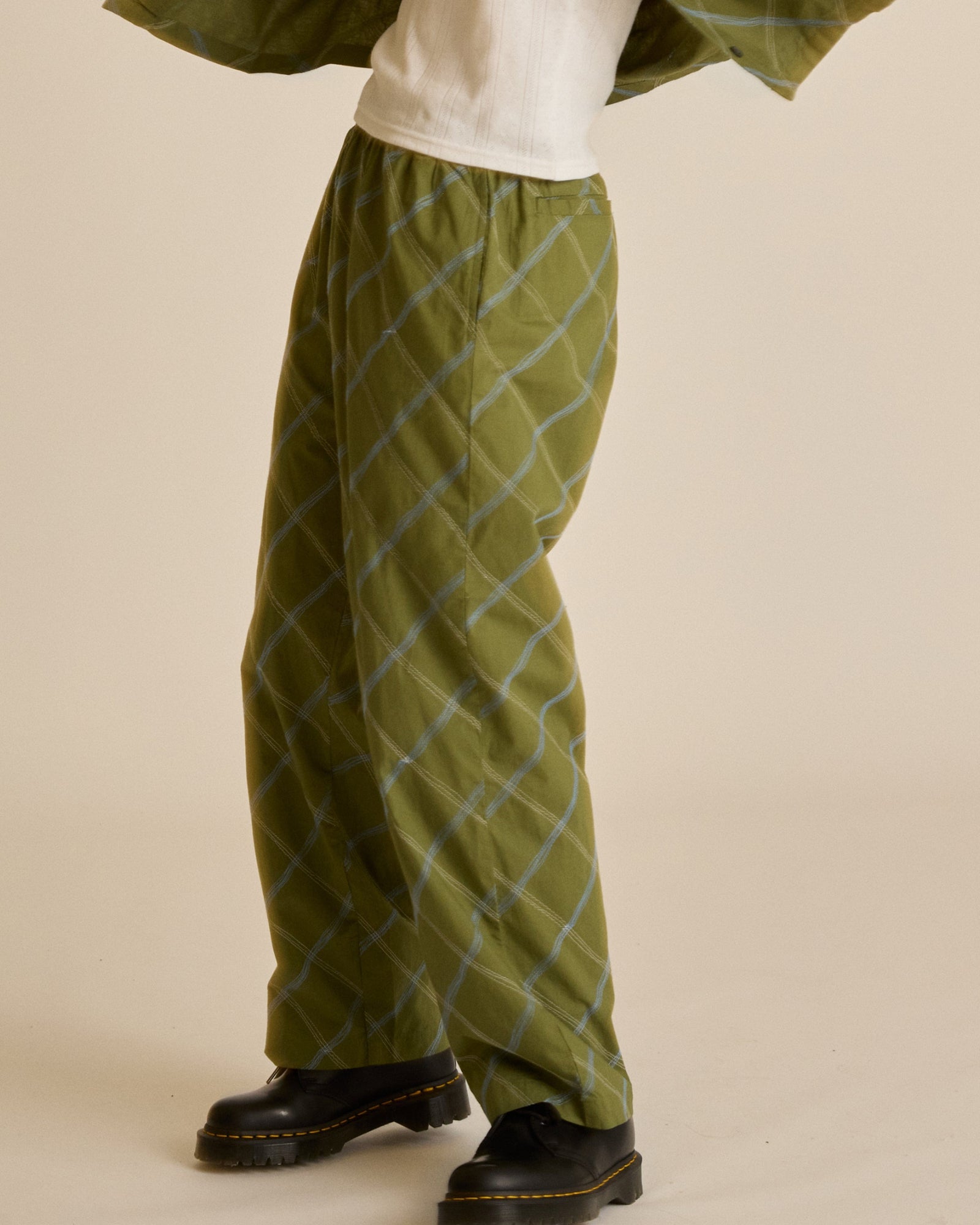 obey pantaloni Lilith Diamond Stitch Pant