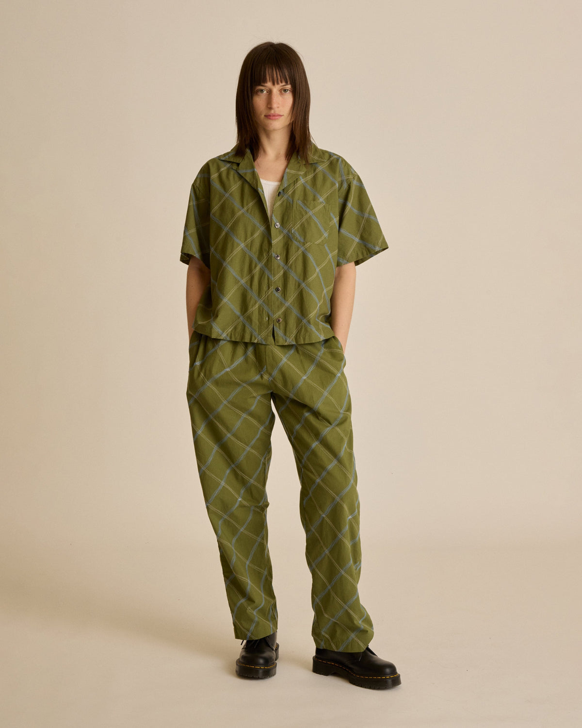 obey pantaloni Lilith Diamond Stitch Pant