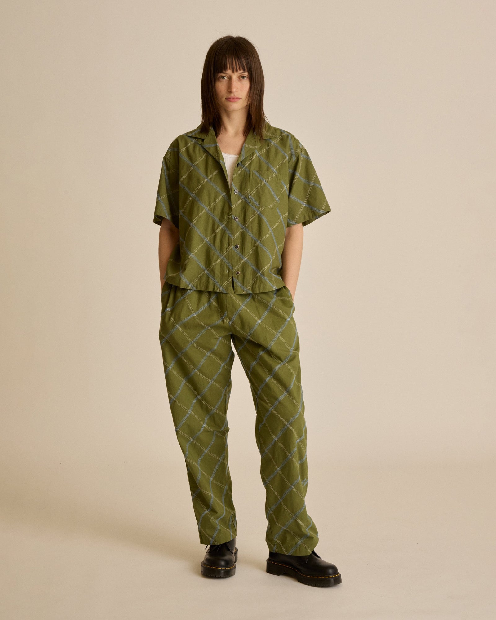 obey pantaloni Lilith Diamond Stitch Pant