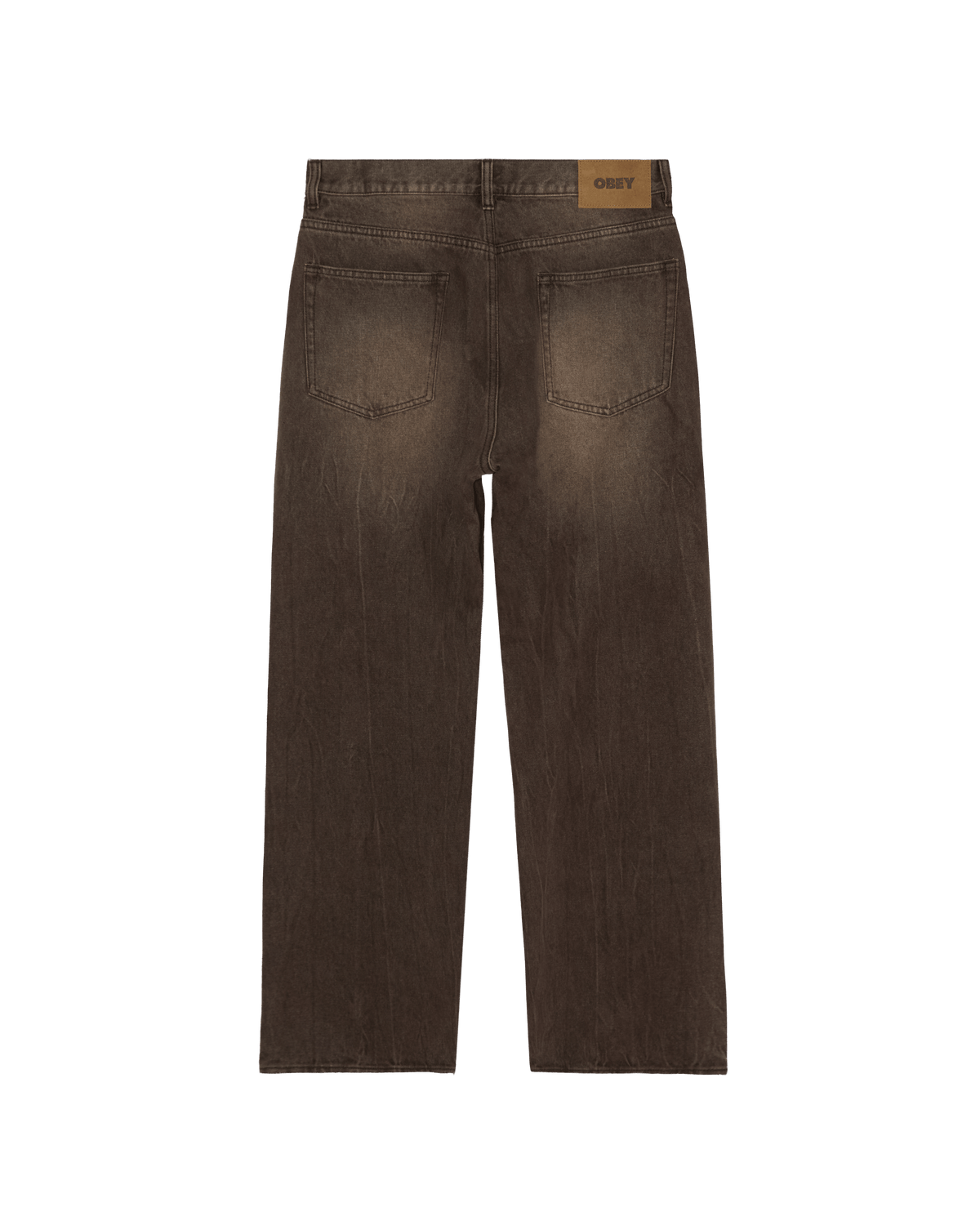 obey pantaloni Nelson Straight Leg Denim