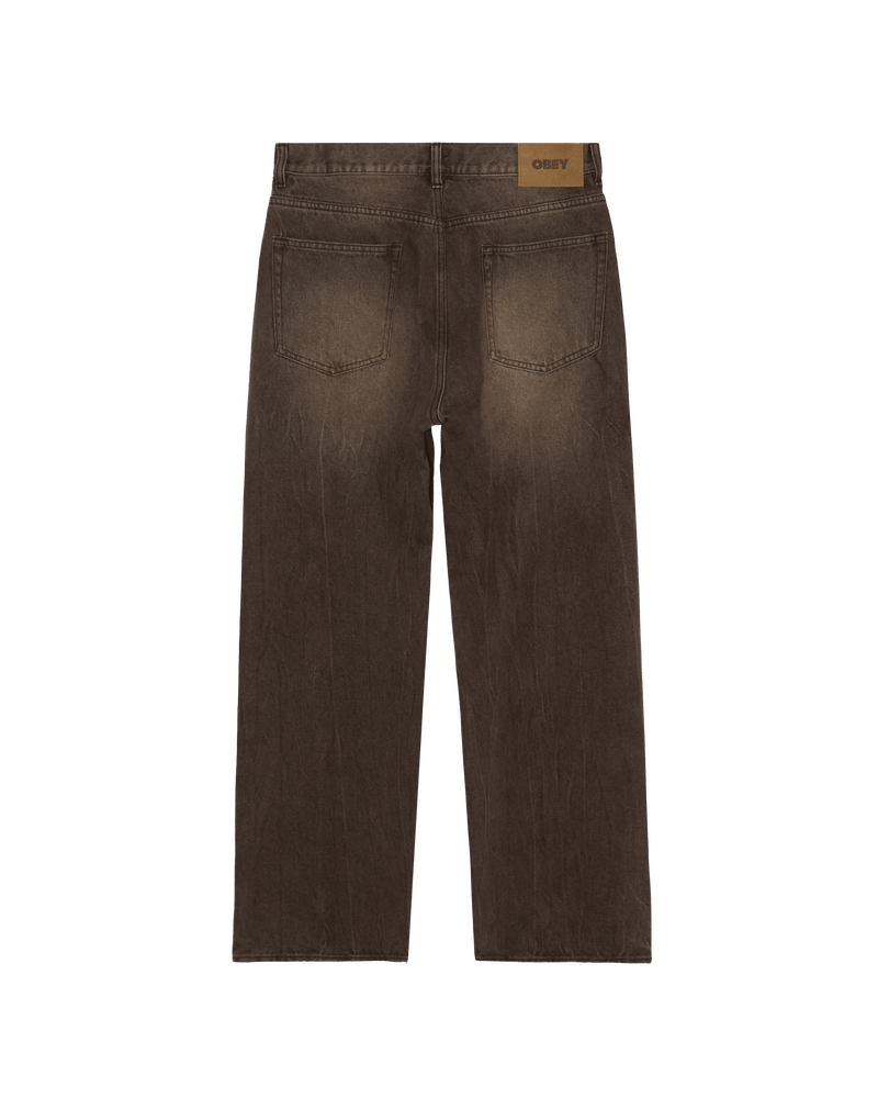 obey pantaloni Nelson Straight Leg Denim