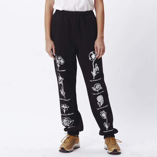 obey Obey Flower Packet Hook Up Set Sweatpant Black foto 1