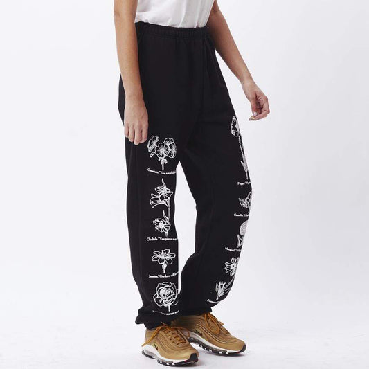 obey Obey Flower Packet Hook Up Set Sweatpant Black foto 3