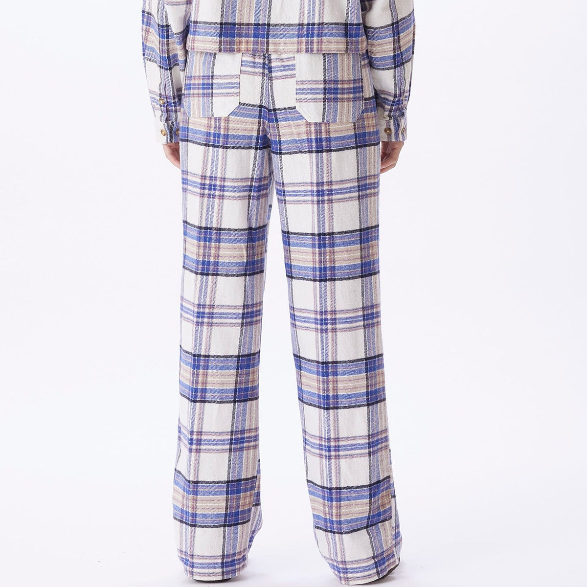 obey pantaloni OBEY MAX PLAID PANT