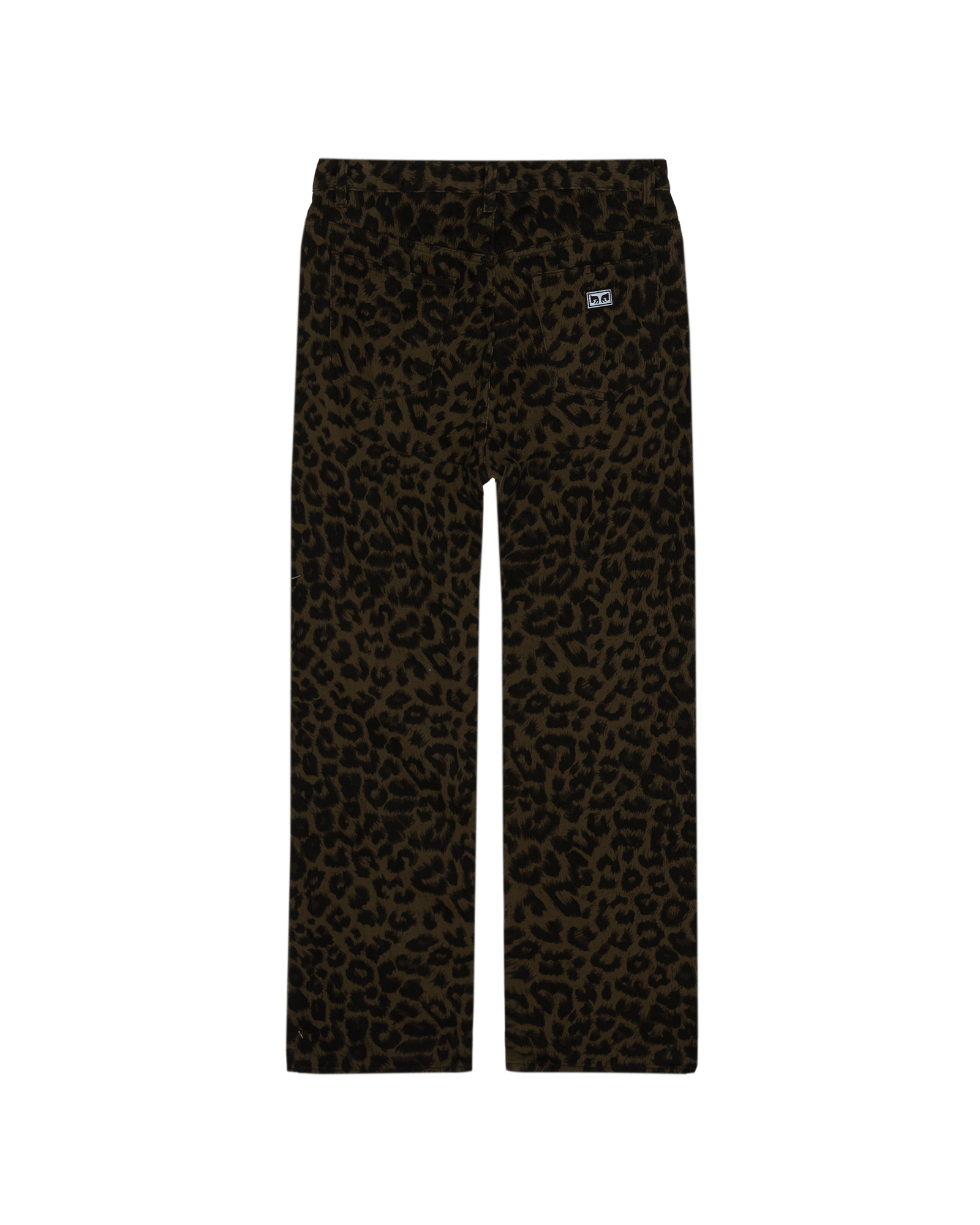 obey pantaloni Studded Boxcar Straight Leg Denim
