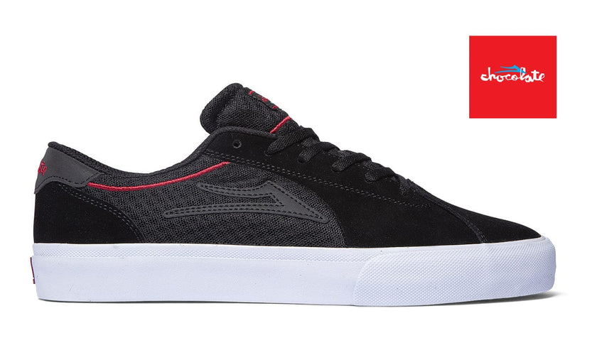 scarpe lakai FLACO II BLACK/RED SUEDE