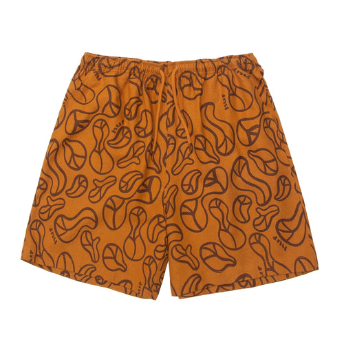 short huf GROOVY WIDE SHORT - BURNT ORANGE