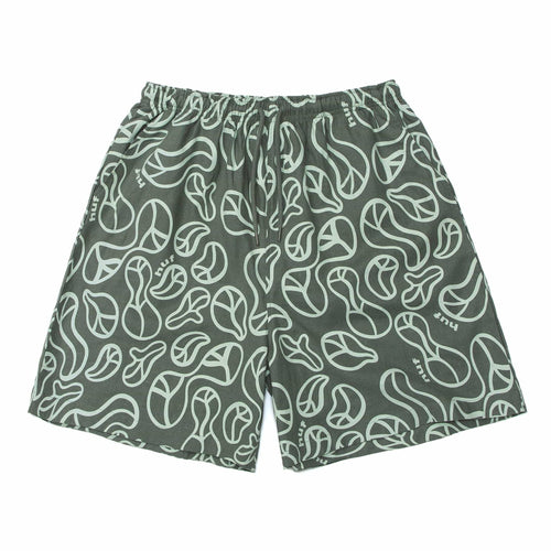 short huf GROOVY WIDE SHORT - SAGE