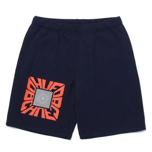 short huf ILLUSION FLEECE SHORT - NAVY