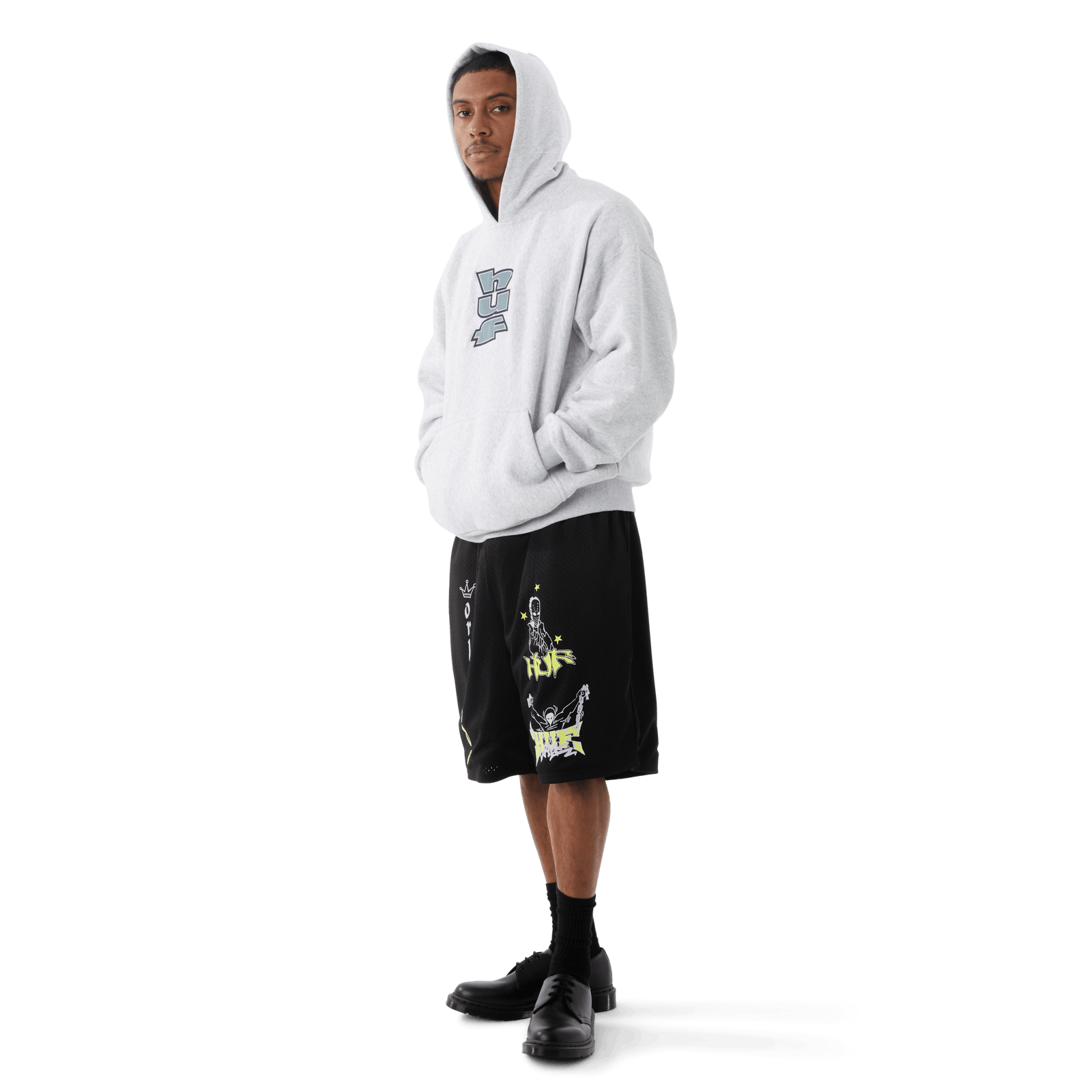 huf short Zine Mesh Basketball Short