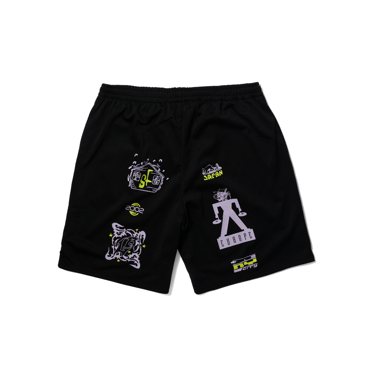 huf short Zine Mesh Basketball Short