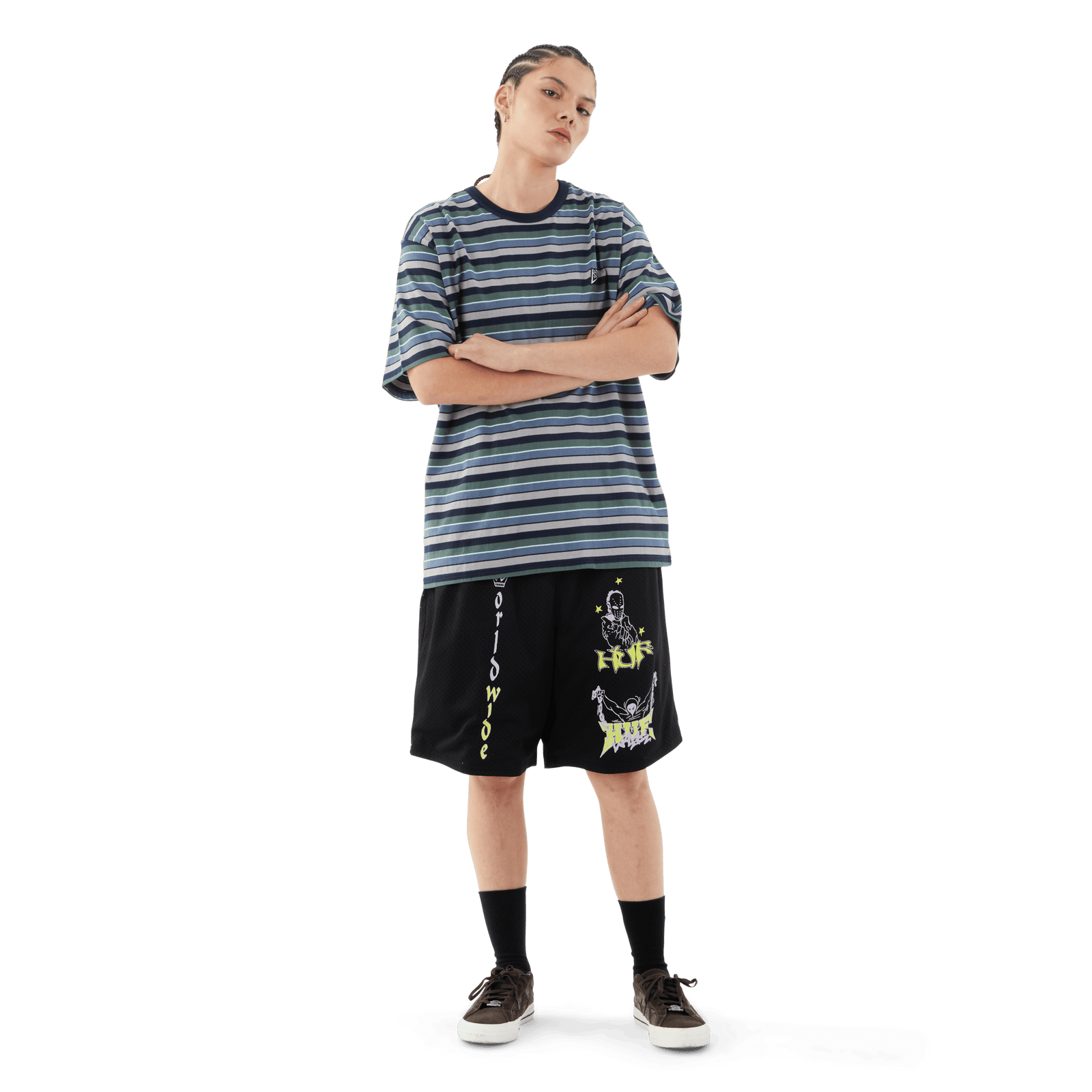 huf short Zine Mesh Basketball Short