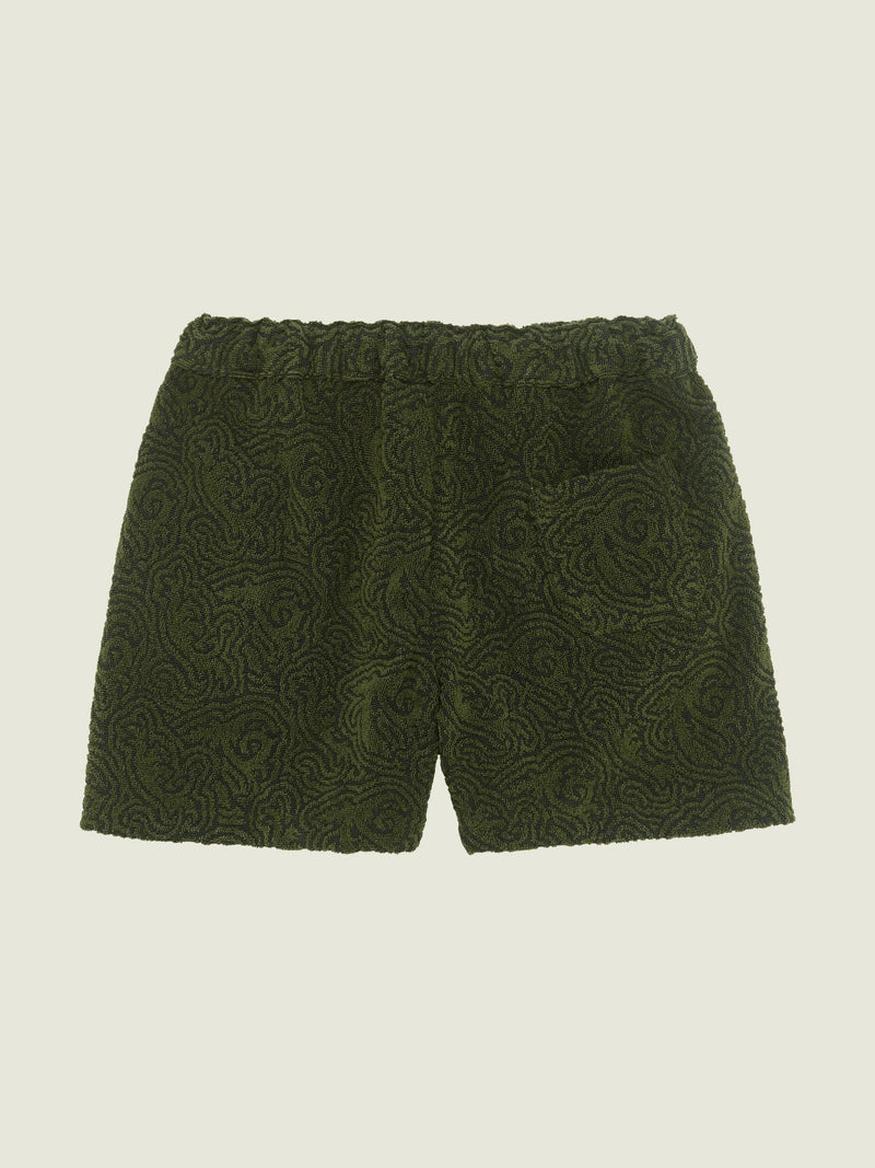 oas short SQUIGGLE TERRY SHORTS
