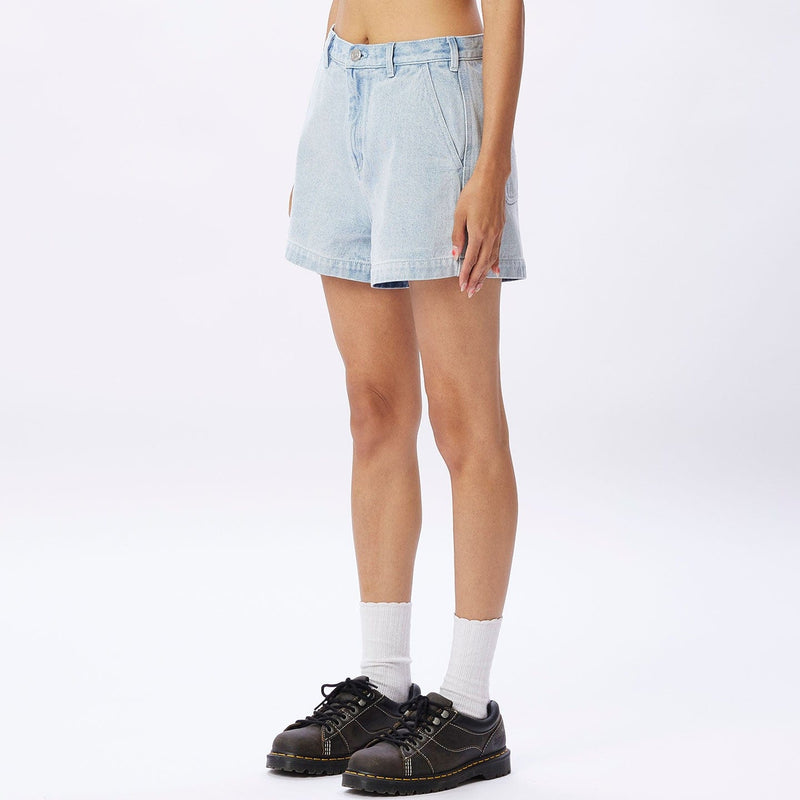 obey short BABY LAMB DENIM SHORT