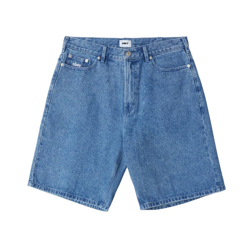 short obey BIGWIG BAGGY DENIM SHORT