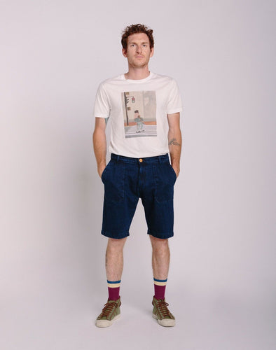 short olow GYVER - DENIM