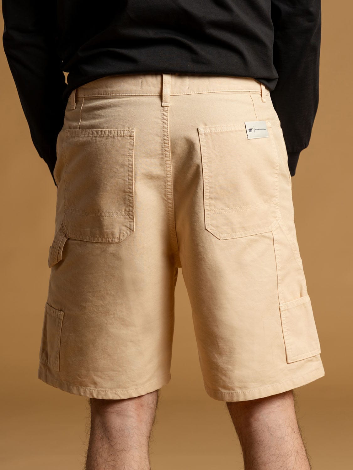 cat wwr shorts Light Canvas Painter Short
