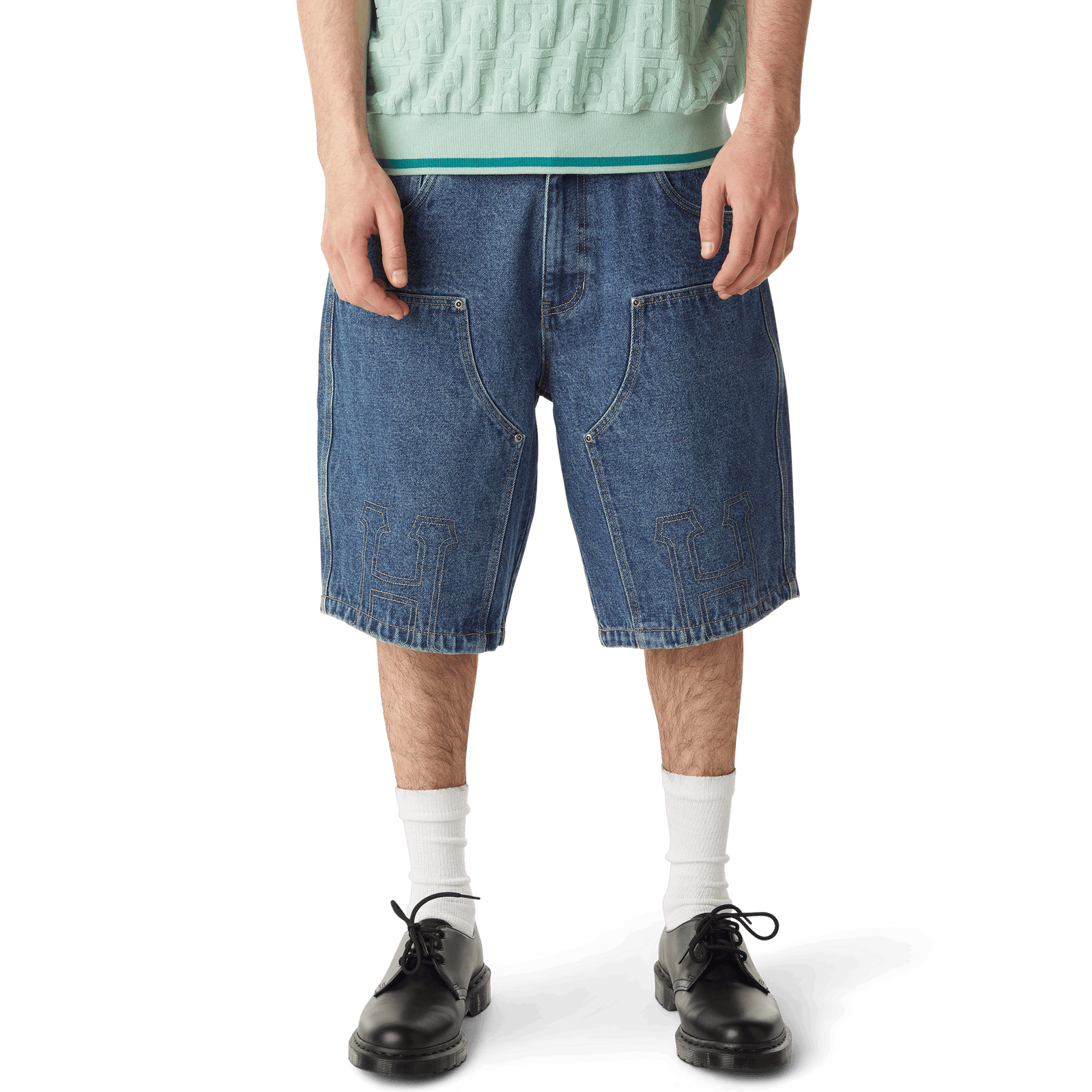 huf shorts Classic H Double Knee Denim Short
