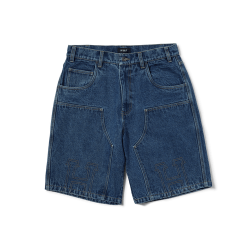 shorts huf CLASSIC H DOUBLE KNEE DENIM SHORT