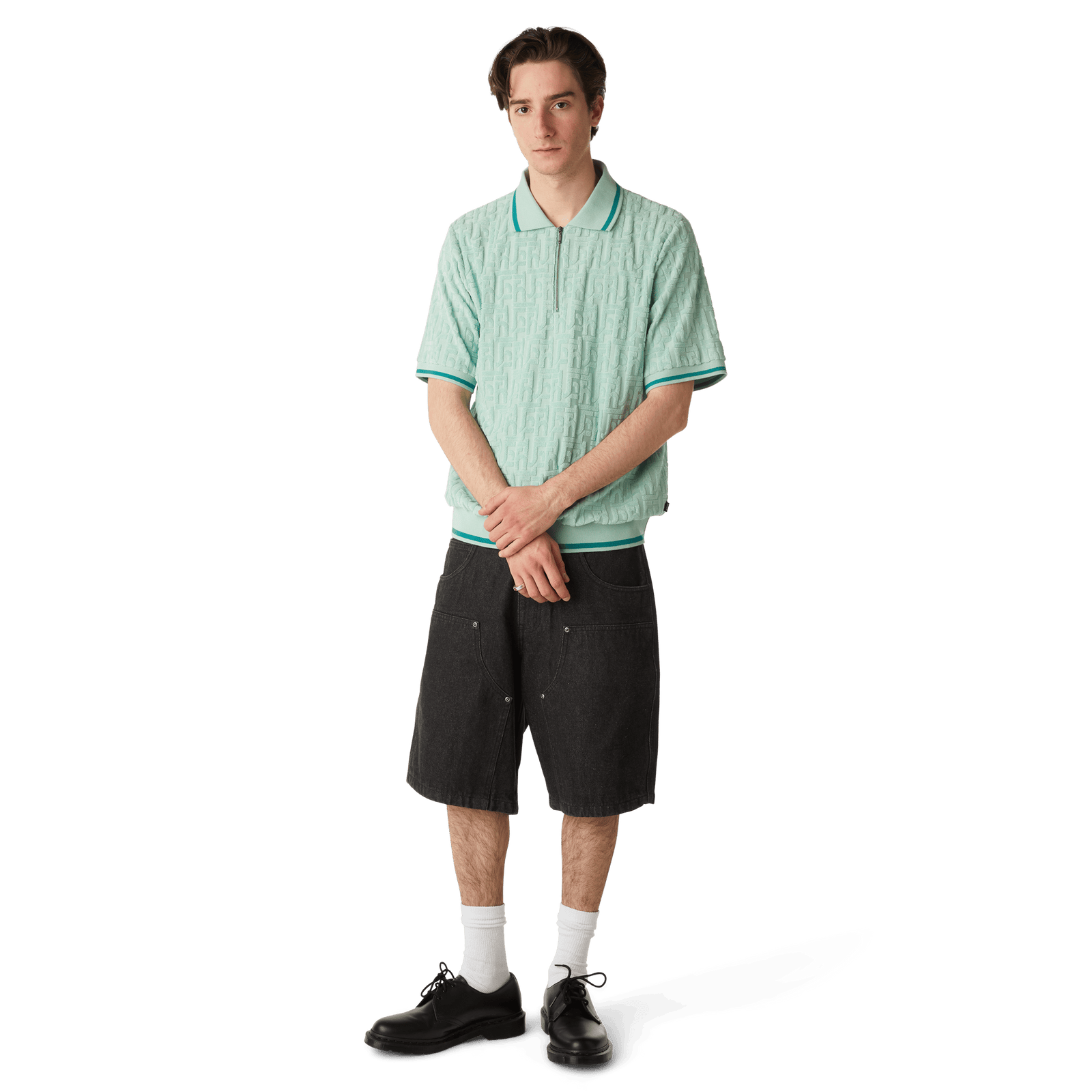 huf shorts Classic H Double Knee Denim Short