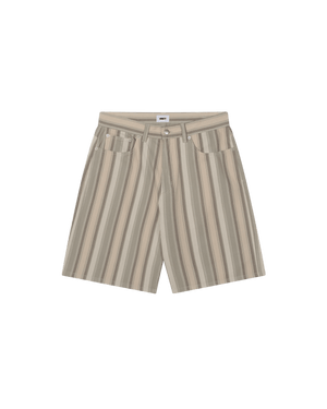 Baja Stripe Baggy Denim Short