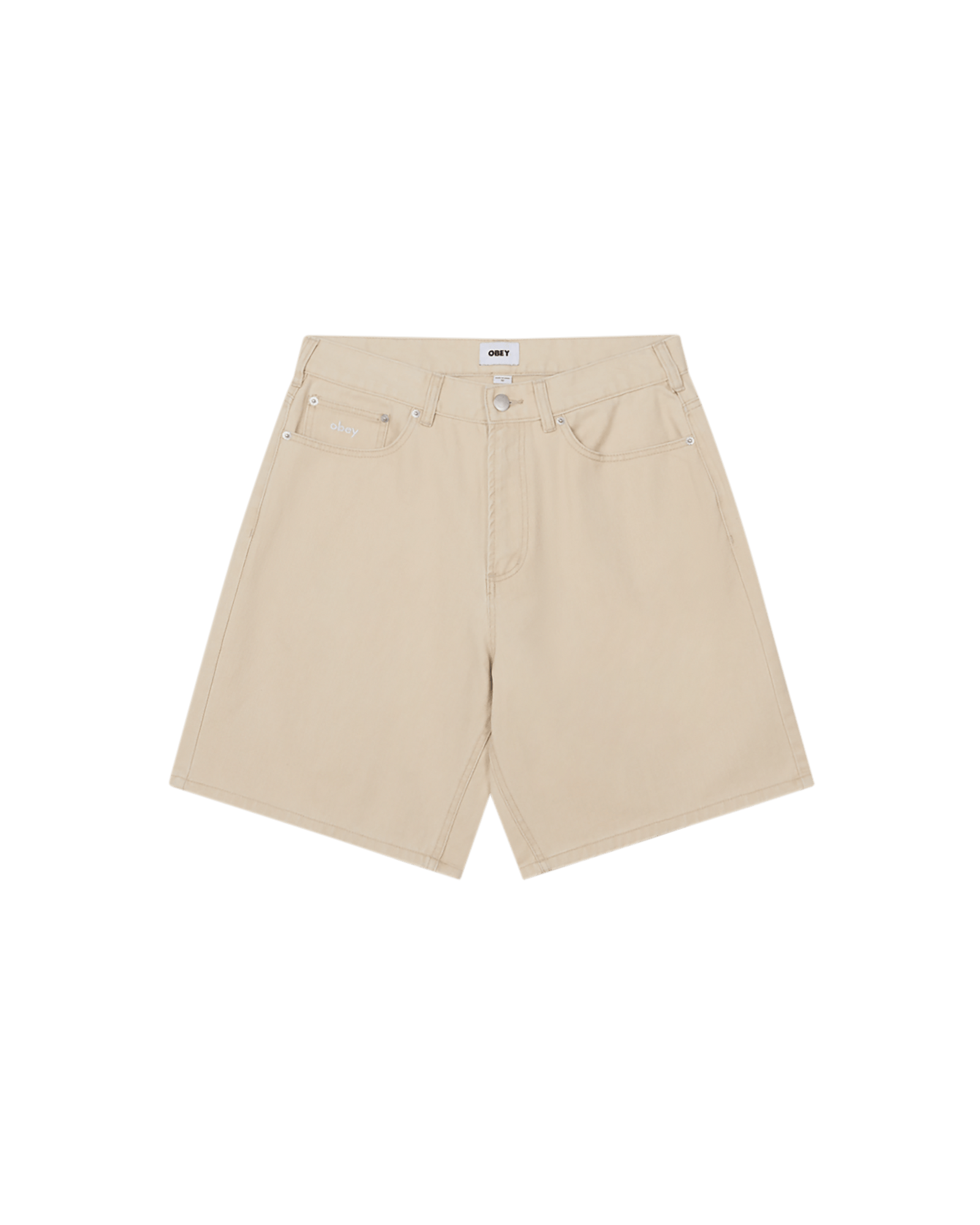 obey shorts Bigwig Baggy Denim Short