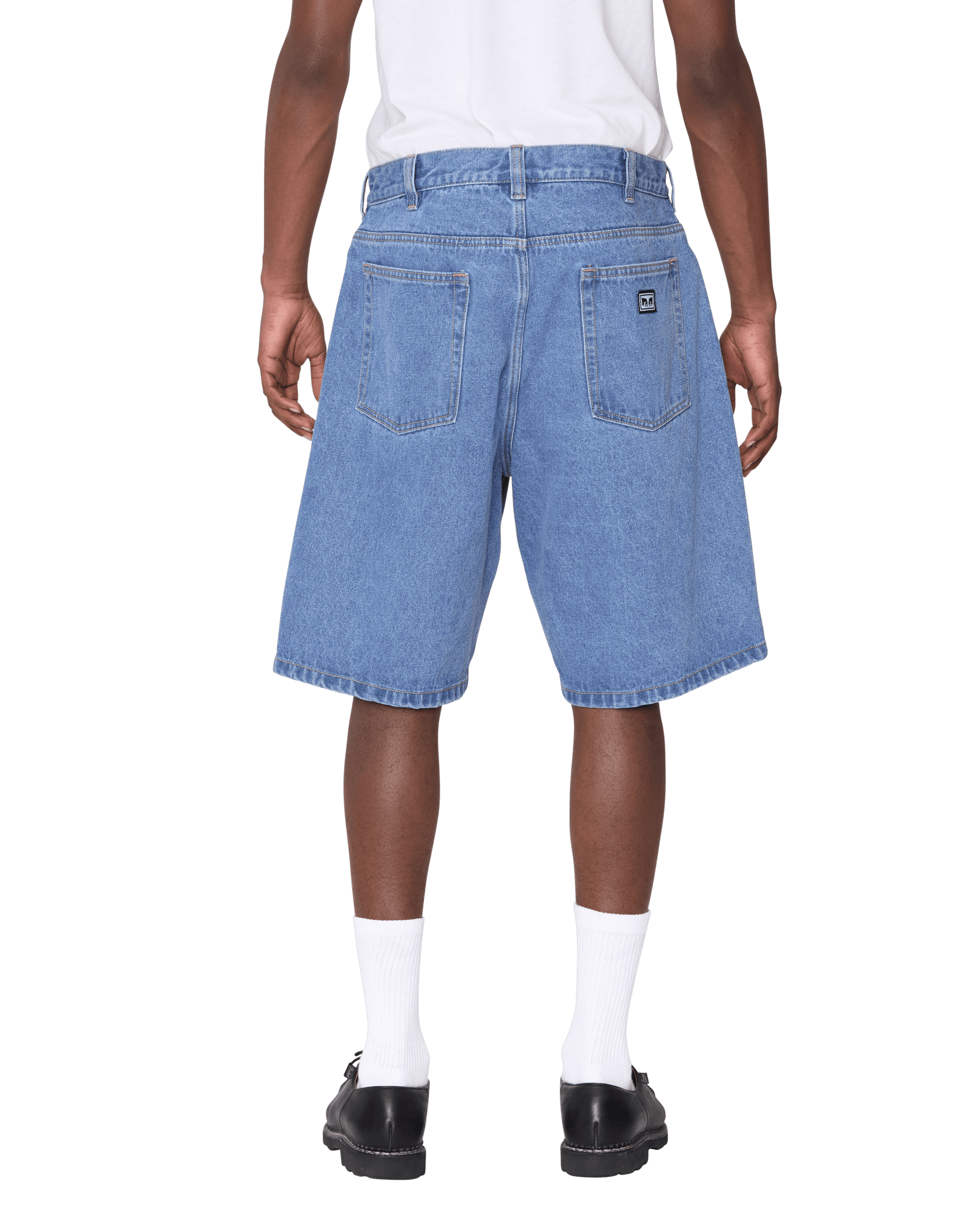 obey shorts Bigwig Baggy Denim Short