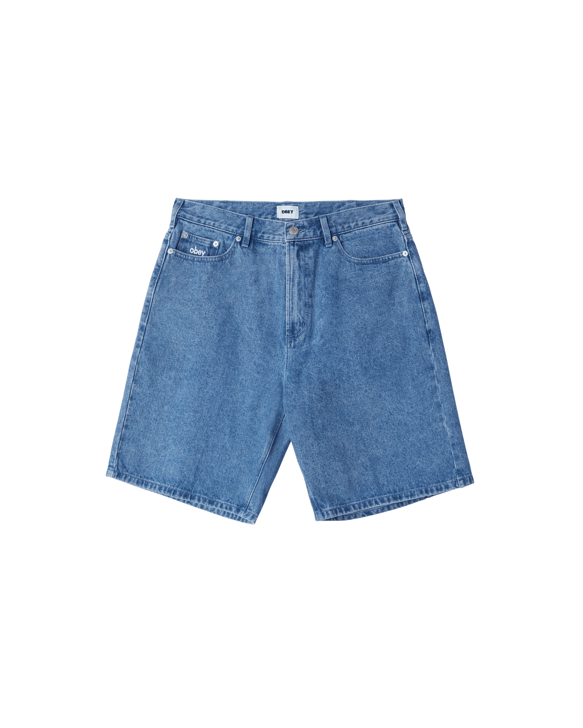 obey shorts Bigwig Baggy Denim Short
