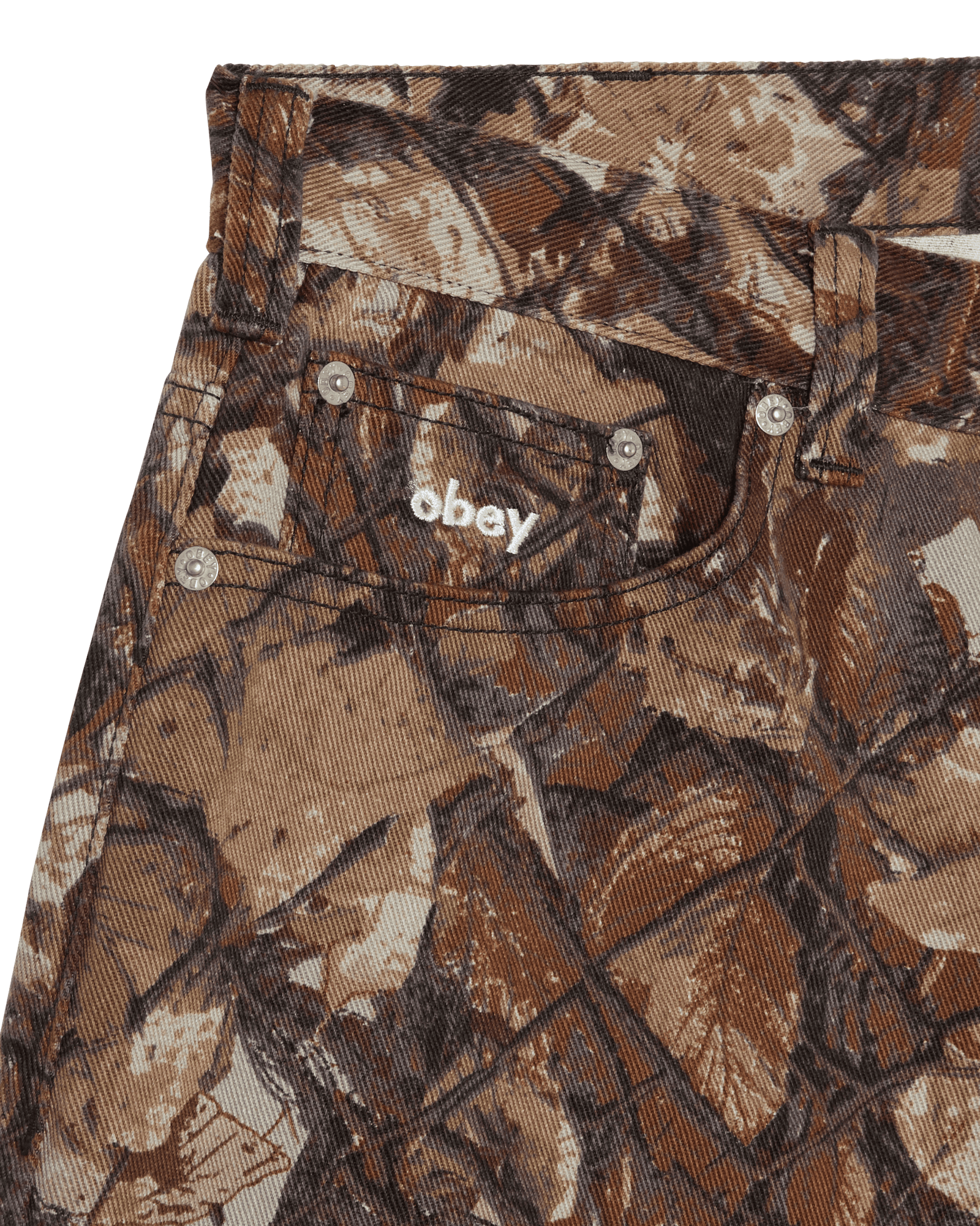 obey shorts Bigwig Baggy Denim Short