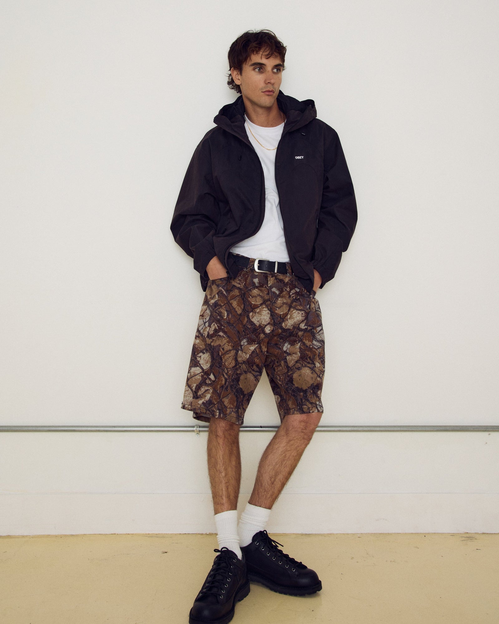 obey shorts Bigwig Baggy Denim Short
