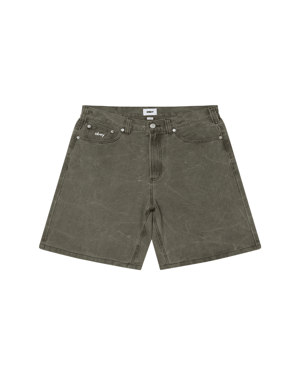 obey shorts Bigwig Baggy Denim Short
