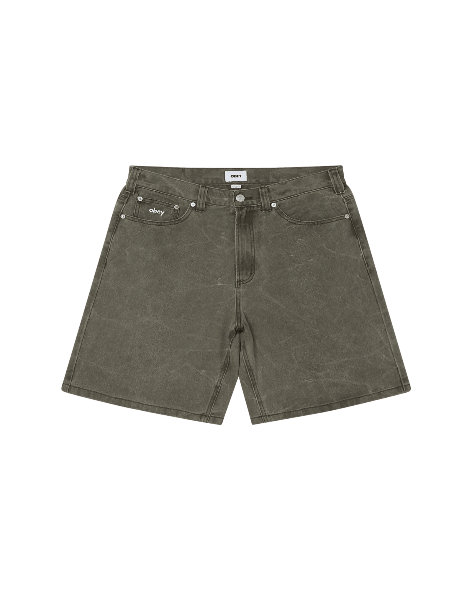 obey shorts Bigwig Baggy Denim Short