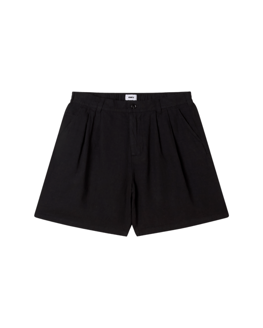 obey Foster Pleated Linen Short foto 1
