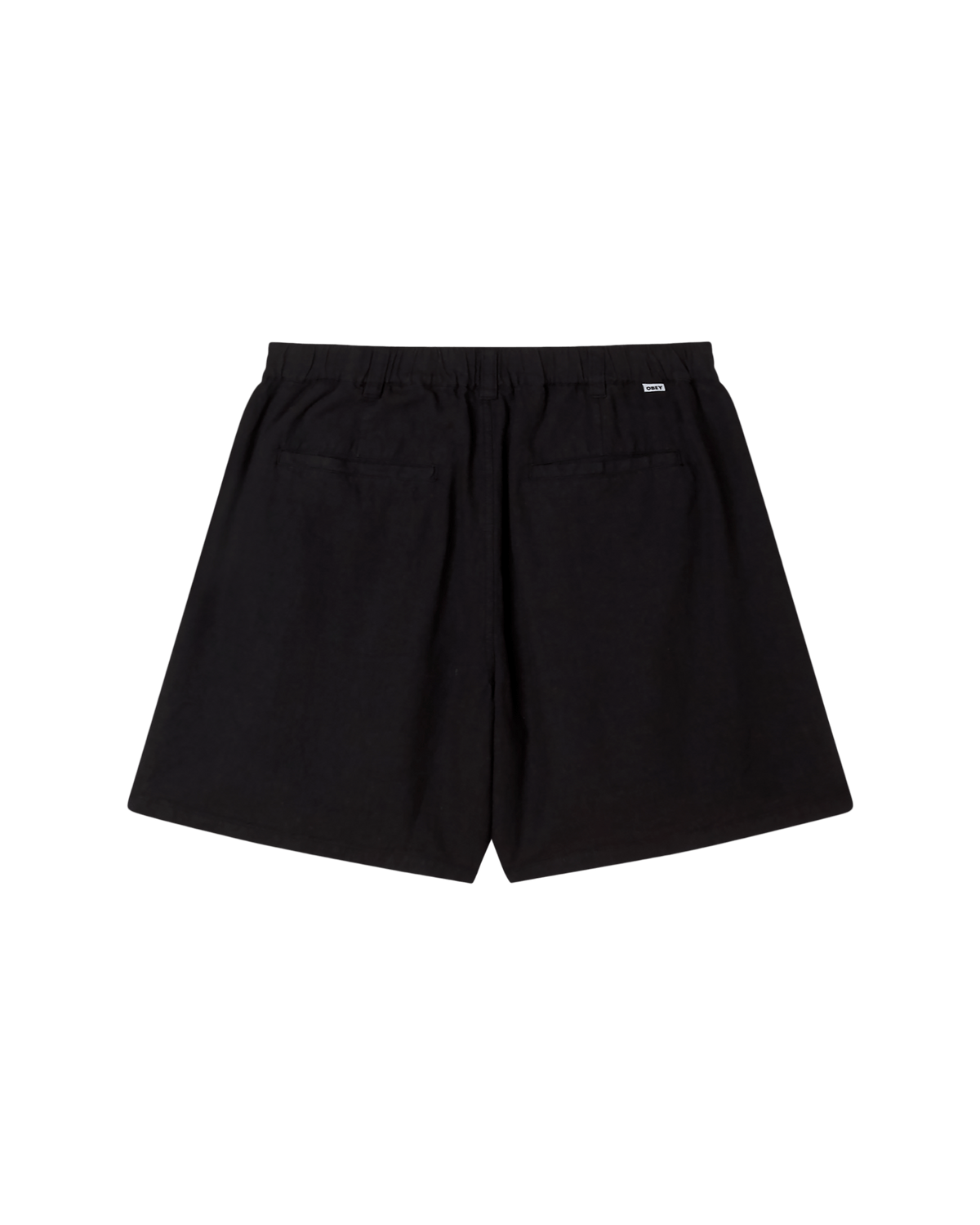 obey shorts Foster Pleated Linen Short