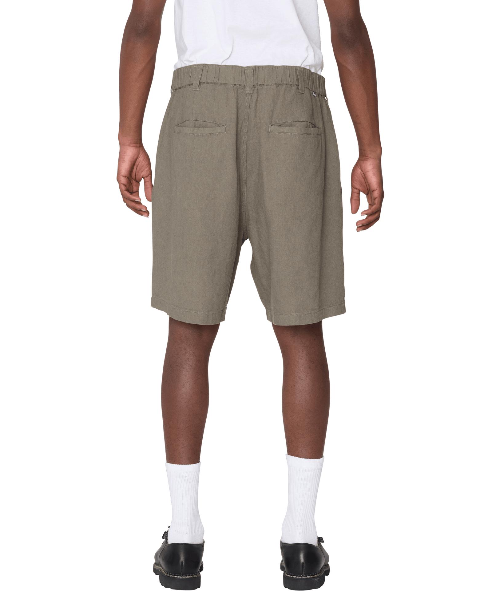 obey shorts Foster Pleated Linen Short