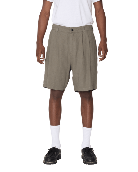 obey Foster Pleated Linen Short foto 3