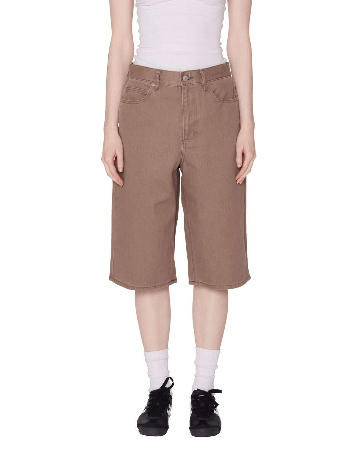 obey shorts Karina Long Denim Short
