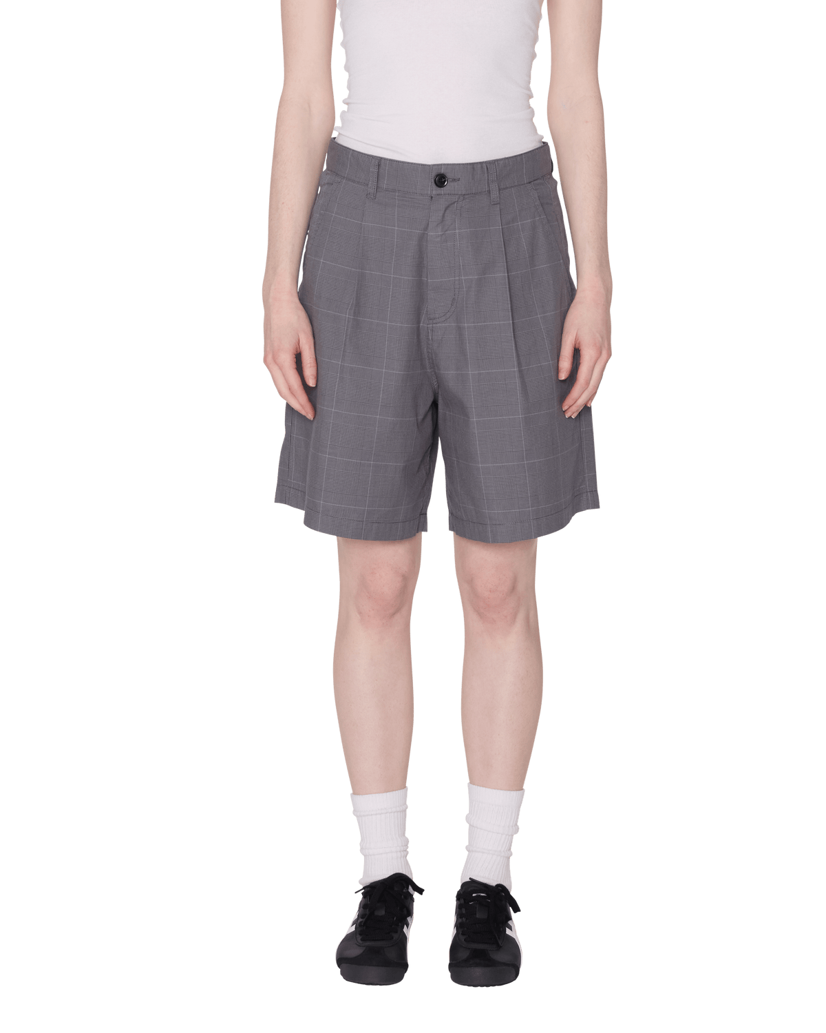 obey shorts Olivia Plaid Short