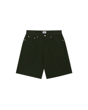 Stripe Baggy Denim Short