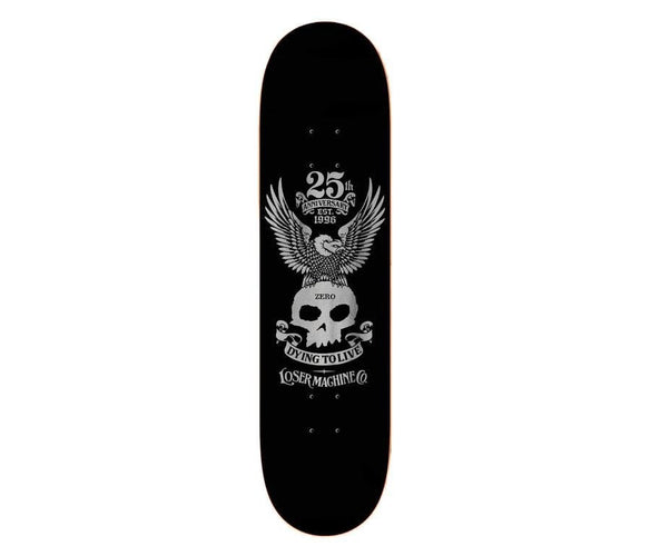 skateboards loser machine ZERO/LOSER MACHINE DECK 8.50 - SILVER EAGLE