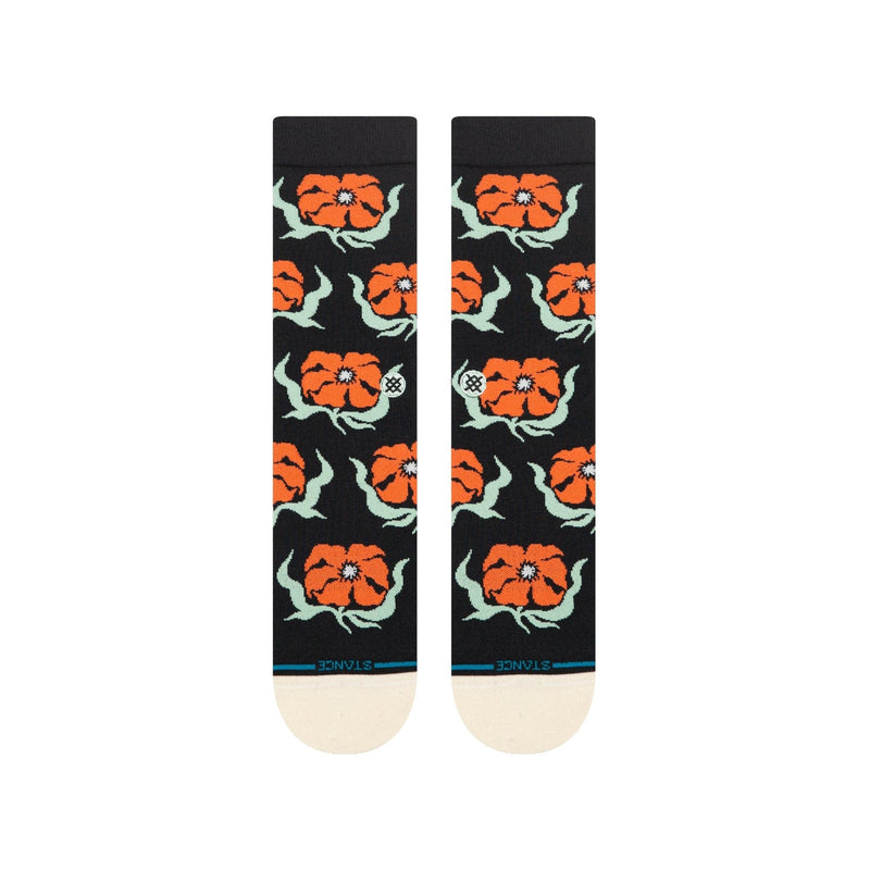 stance Broadcast Floral Crew