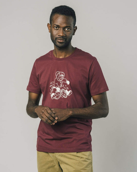 brava fabrics Sleigh T-Shirt Dark Porto Dark Porto foto 1