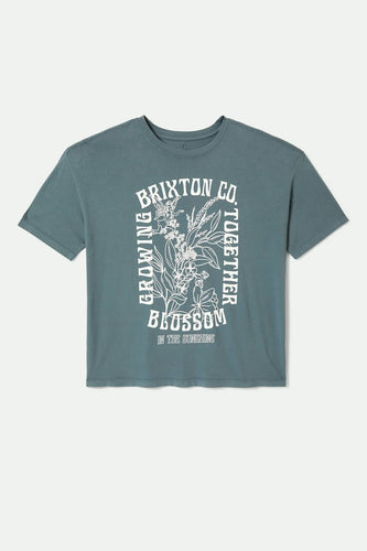 t-shirt brixton BLOOM OVERSIZED BOYFRIEND TEE